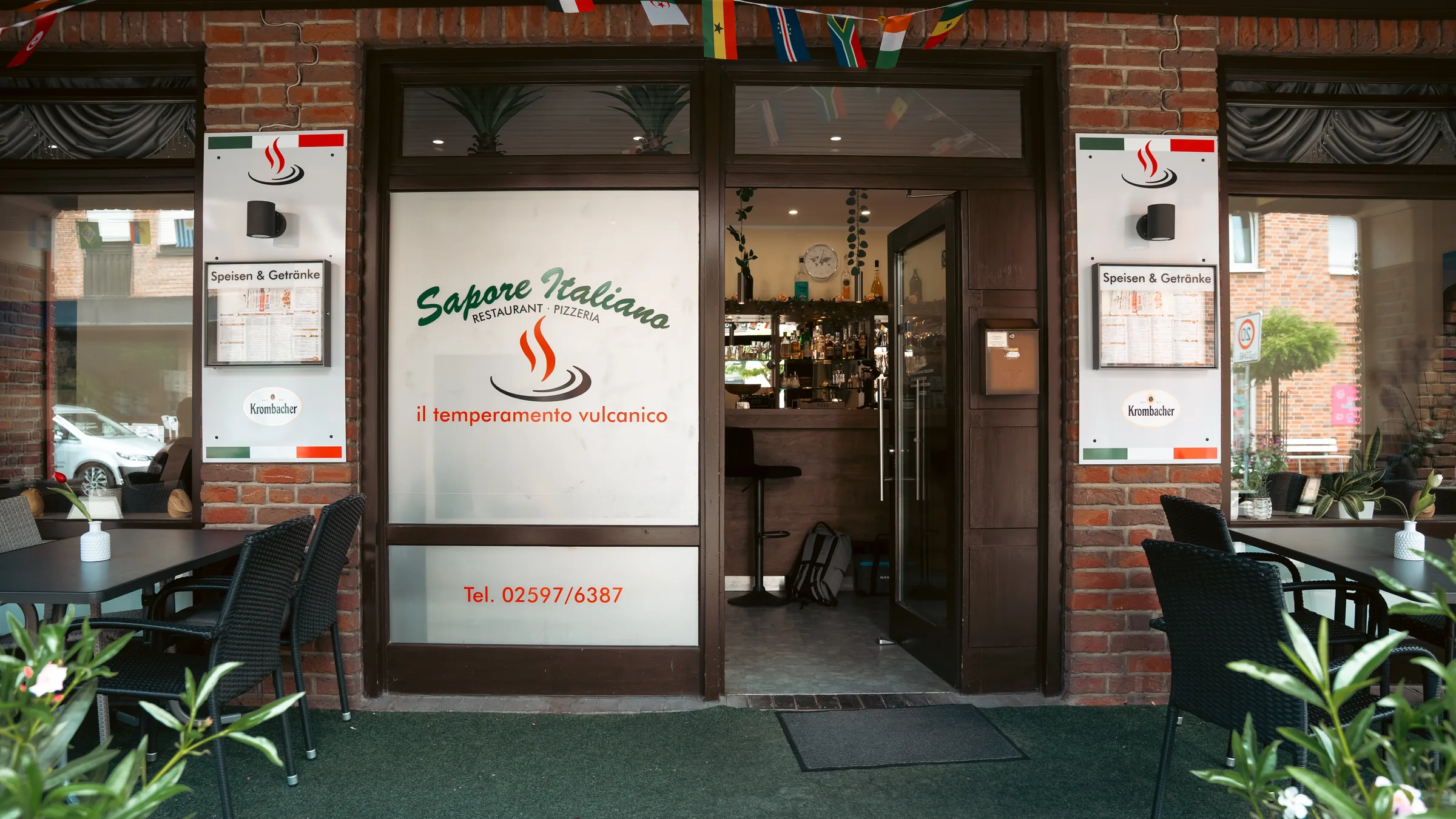 The entrance to Sapore Italiano